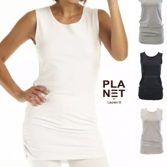 planet by lauren g Tops - Planet by Lauren G ruched tank 2
